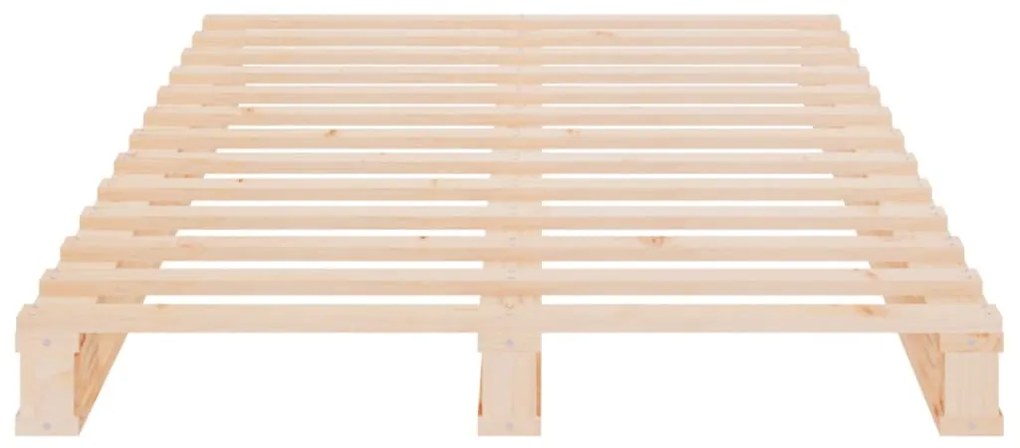 tömör fenyőfa raklapágy 75 x 190 cm (Small Single)