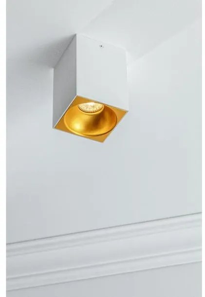 Lámpa Mennyezeti lámpatest TENSA, aluminium, 90x90x140 mm, IP20, GU10 max. 20W, négyzet, fehér