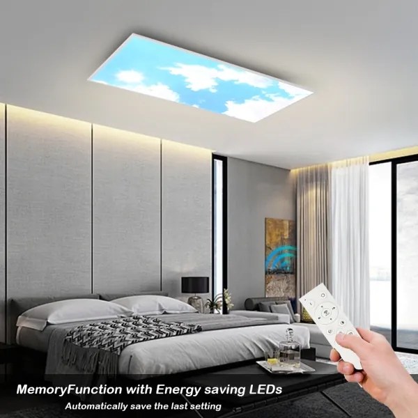 Brilagi - LED dimmelhető mennyezeti lámpatest SLIMFRAME SKY LED/80W/230V 120x60 cm + távirányító