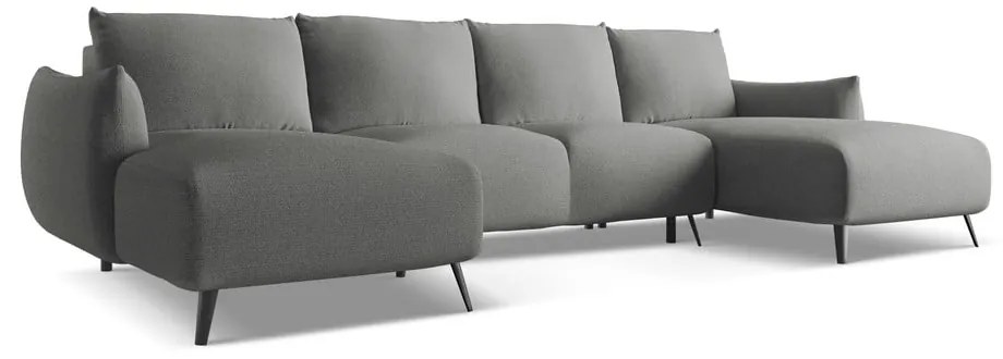 Világosszürke sarokkanapé Malie – Makamii