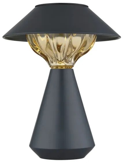 Globo 36639A - LED napelemes lámpa 10xLED/0,06W/1,2V IP44 fekete