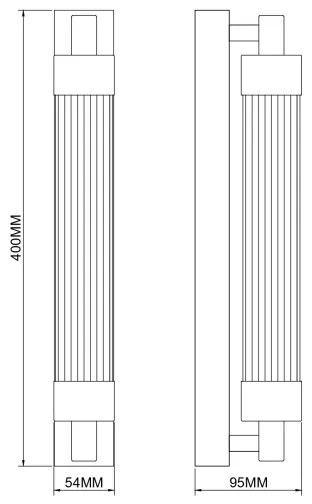 Zuma Line 003064-034730 - LED fali lámpa KALIA LED/8W/230V sárgaréz