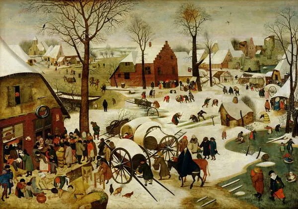 Reprodukció The Census at Bethlehem, Brueghel, Pieter the Younger