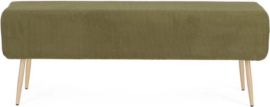 Zöld párnázott pad Olga – Bizzotto