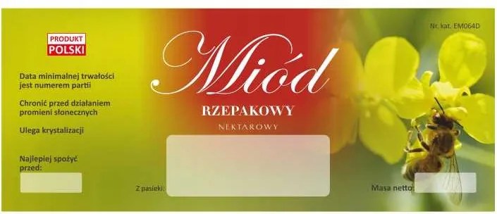 Repce mézcímke EM064 kicsi