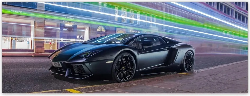 Fotótapéta flizelina 250x93 Sportos szuper autó