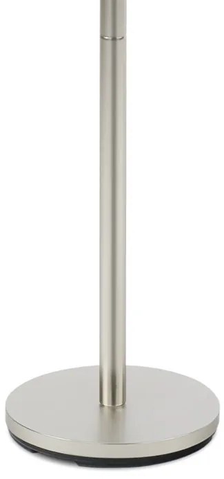 Fém állófogas szálcsiszolt nikkel színben, 175 cm magas 80609-07