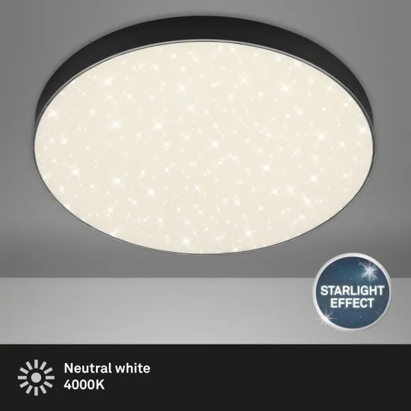 Briloner 7075-415 - LED Mennyezeti lámpa STAR SKY LED/24,5W/230V átm. 38 cm fekete