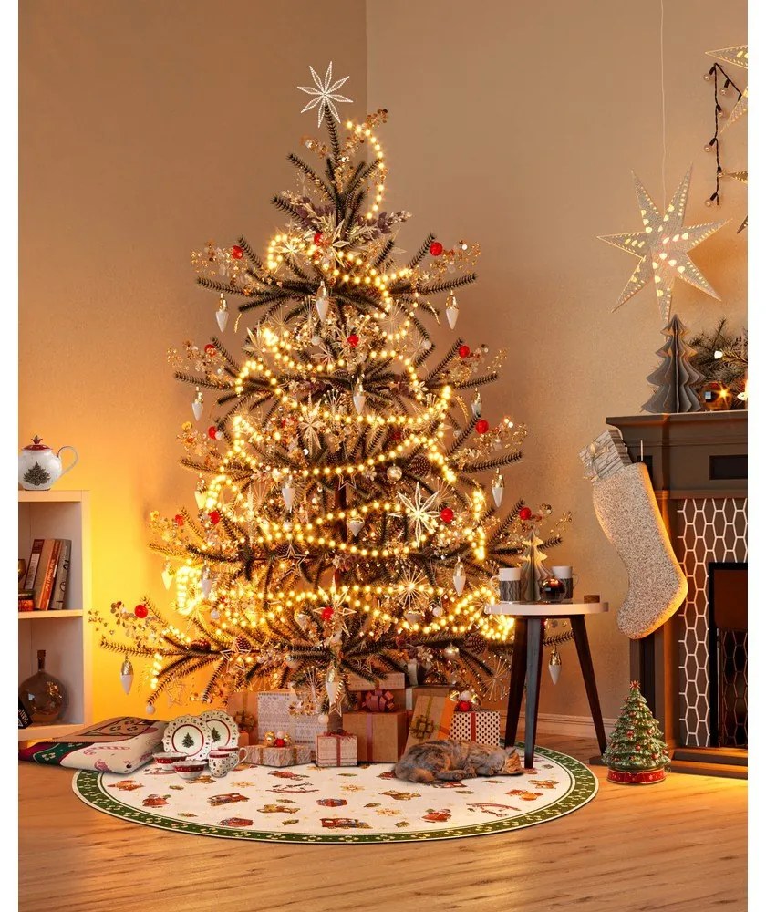 Zöld kerek szőnyeg karácsonyi mintával ø 150 cm Green Christmas – Villeroy&Boch