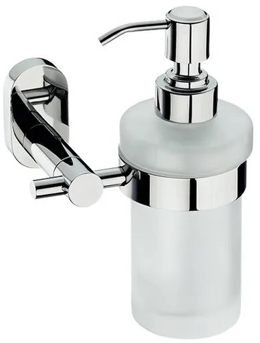 Kela Rozsdamentes acél falra szerelhetőszappanadagoló Lucido 250 ml tartóval