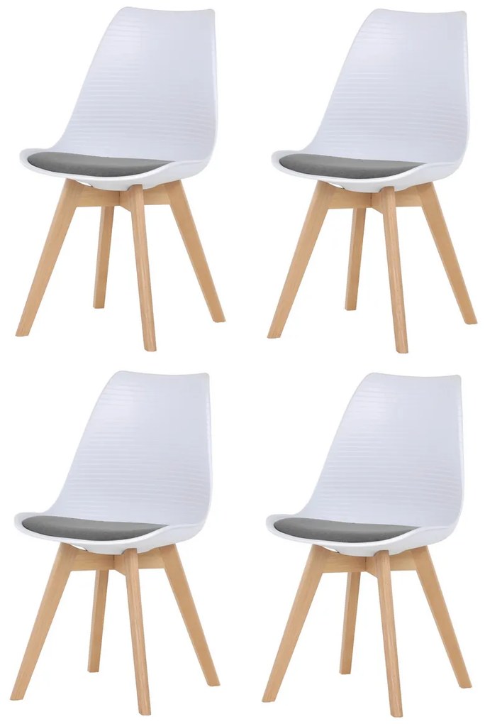 Étkezőszék garnitúra CT-X7056 GREY, 4 db