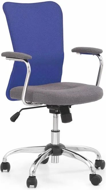 Andy irodai szék szürke-kék Halmar szék
