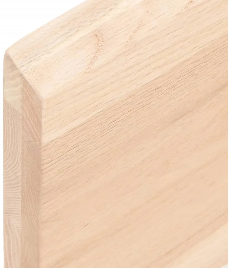 kezeletlen tömör fa fürdőszobai pult 80x40x(2-4) cm