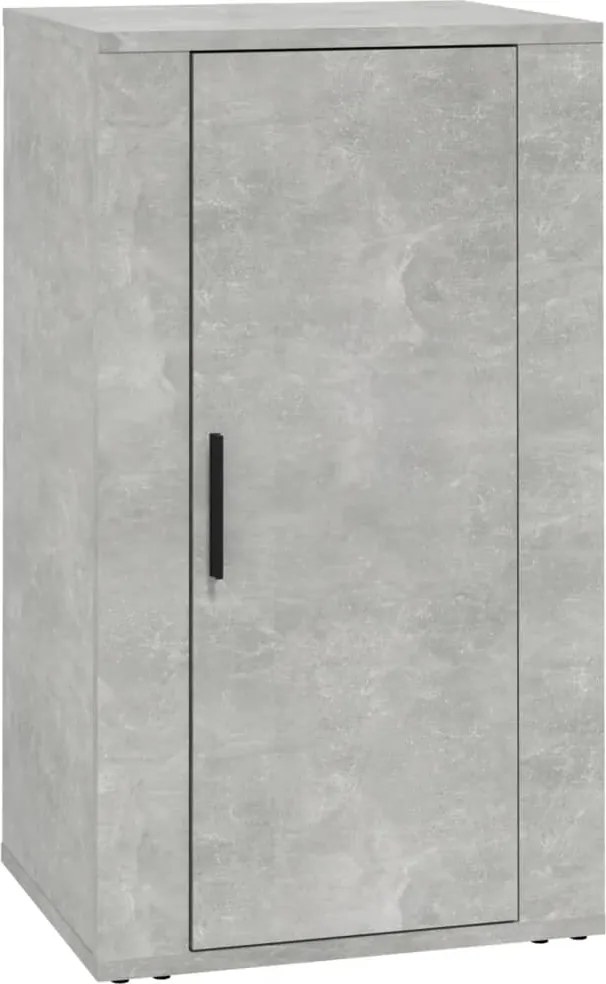 vidaXL betonszürke szerelt fa tálalószekrény 40x33x70 cm