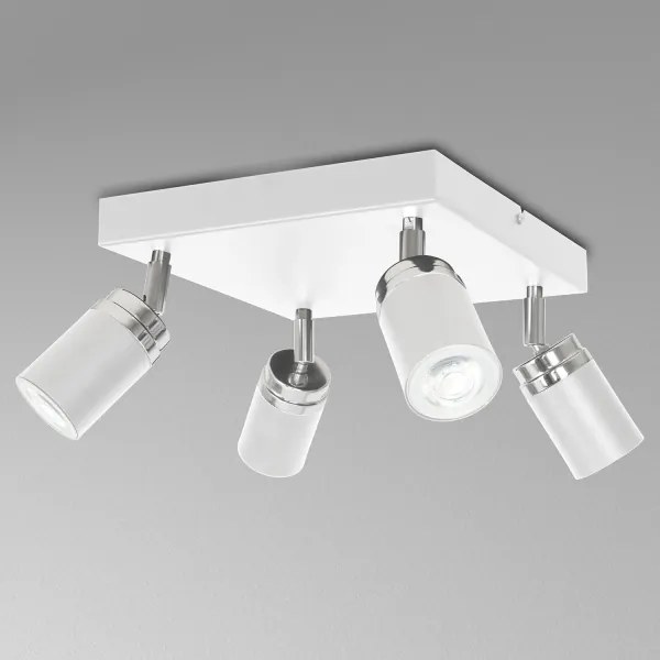 Spotlámpa RENO 4xGU10/8W/230V fehér/króm