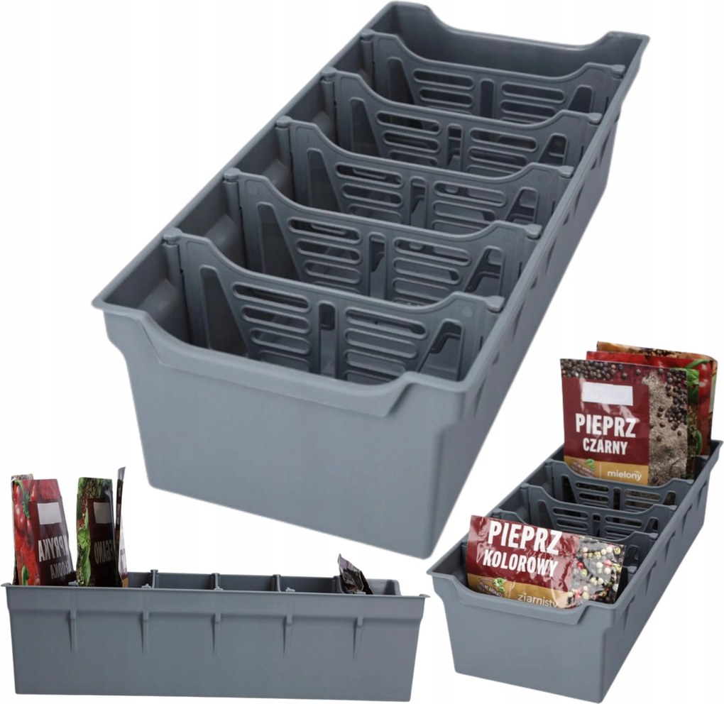 Fűszertartó 30 CM konyhai rendszerező doboz szekrény fiókhoz