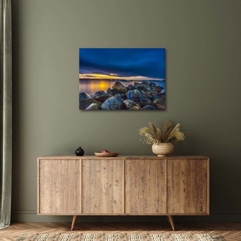 Kép - Felhők a víz felett (70x50 cm)