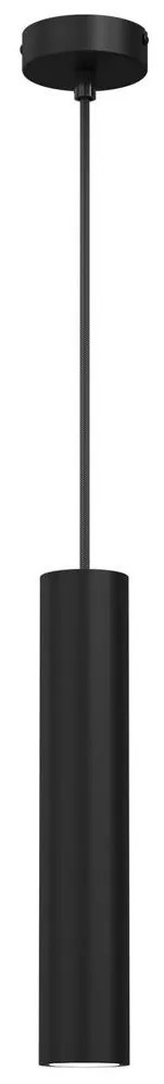 Csillár zsinóron RAITO 1xGU10/8W/230V fekete