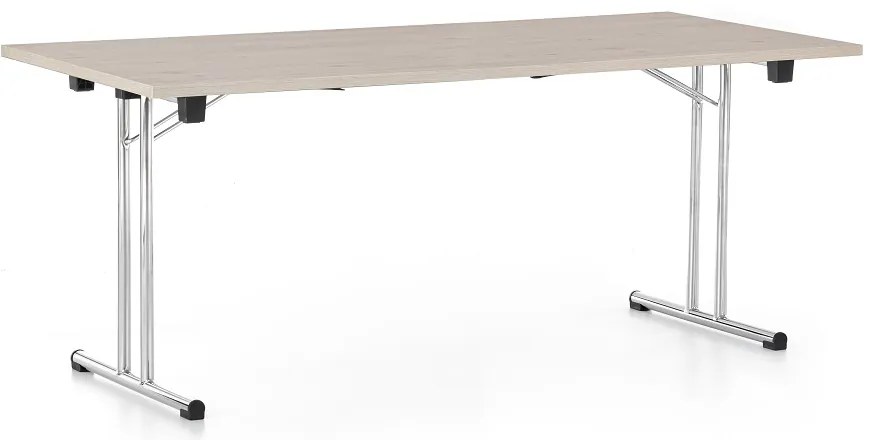 Összecsukható asztal 180 x 80 cm, tölgy