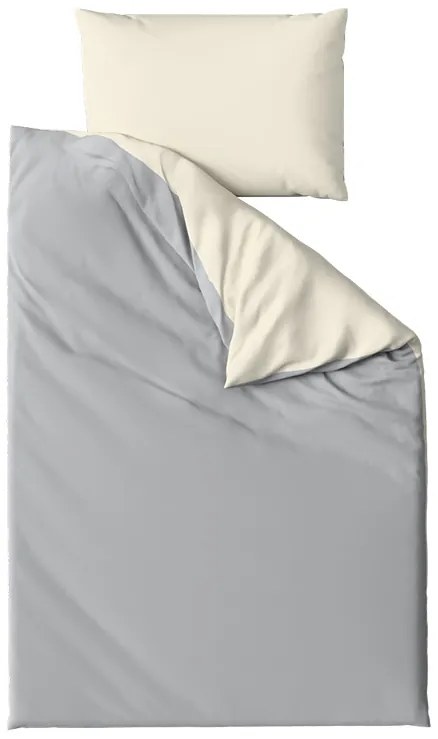 Pamut ágynemű MONOCHROMATIC krémszürke Ágyneműhuzat mérete: 70 x 90 cm | 140 x 200 cm