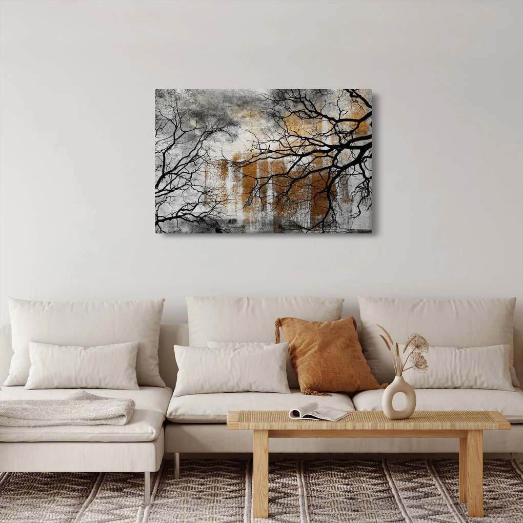 Kép - Fák sziluettek (90x60 cm)