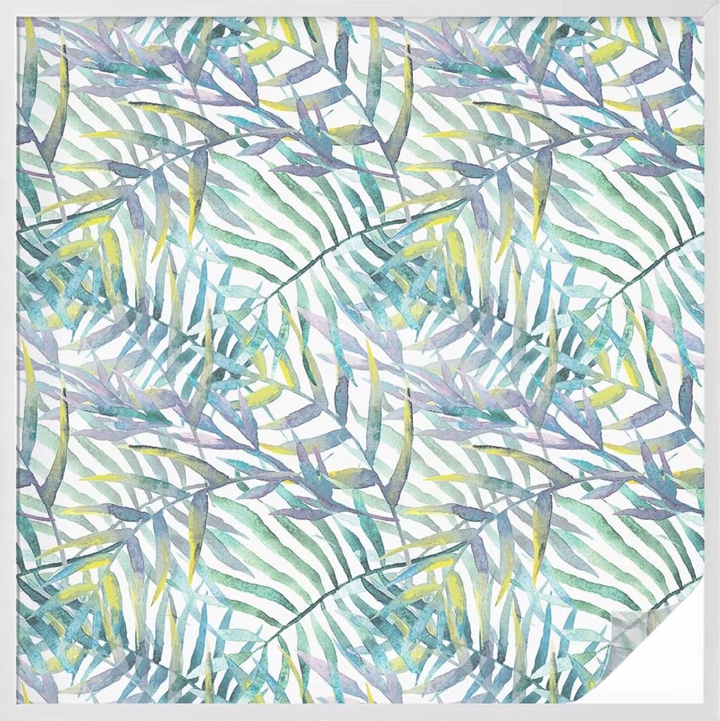 Ablakfólia öntapadós adatvédelem Trópusi akvarell 100x100