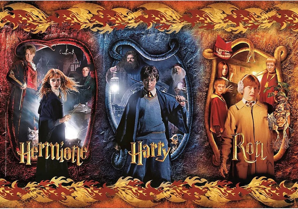 Harry Potter Chamber of Secrets 104 db-os puzzle Clementoni