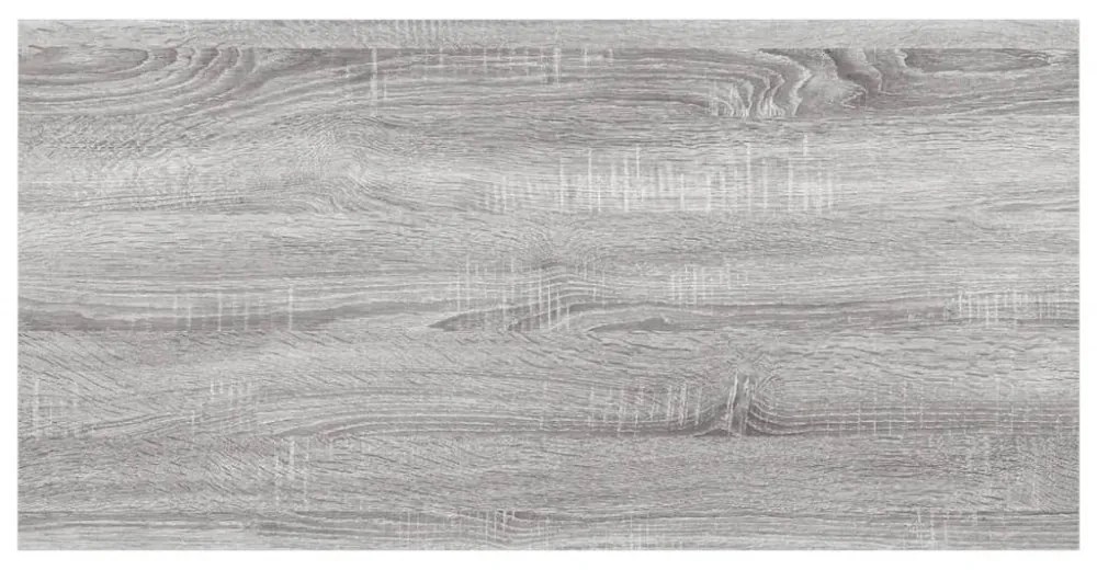 4 db szürke sonoma színű szerelt fa fali polc 60 x 20 x 1,5 cm
