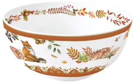 Forest Dream őszi porcelán konyhai tál 15 cm