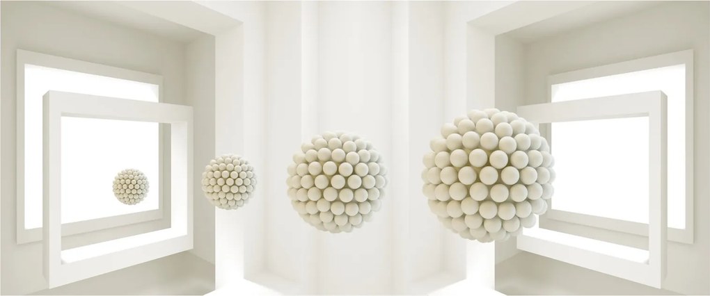 Kép - Kilátás belülre - absztrakt (120x50 cm)
