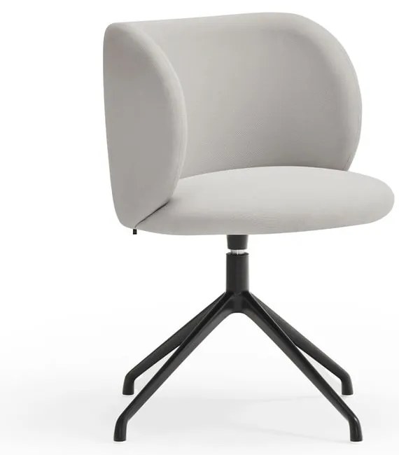 Világosszürke kárpitozott étkezőfotel Mogi – Teulat