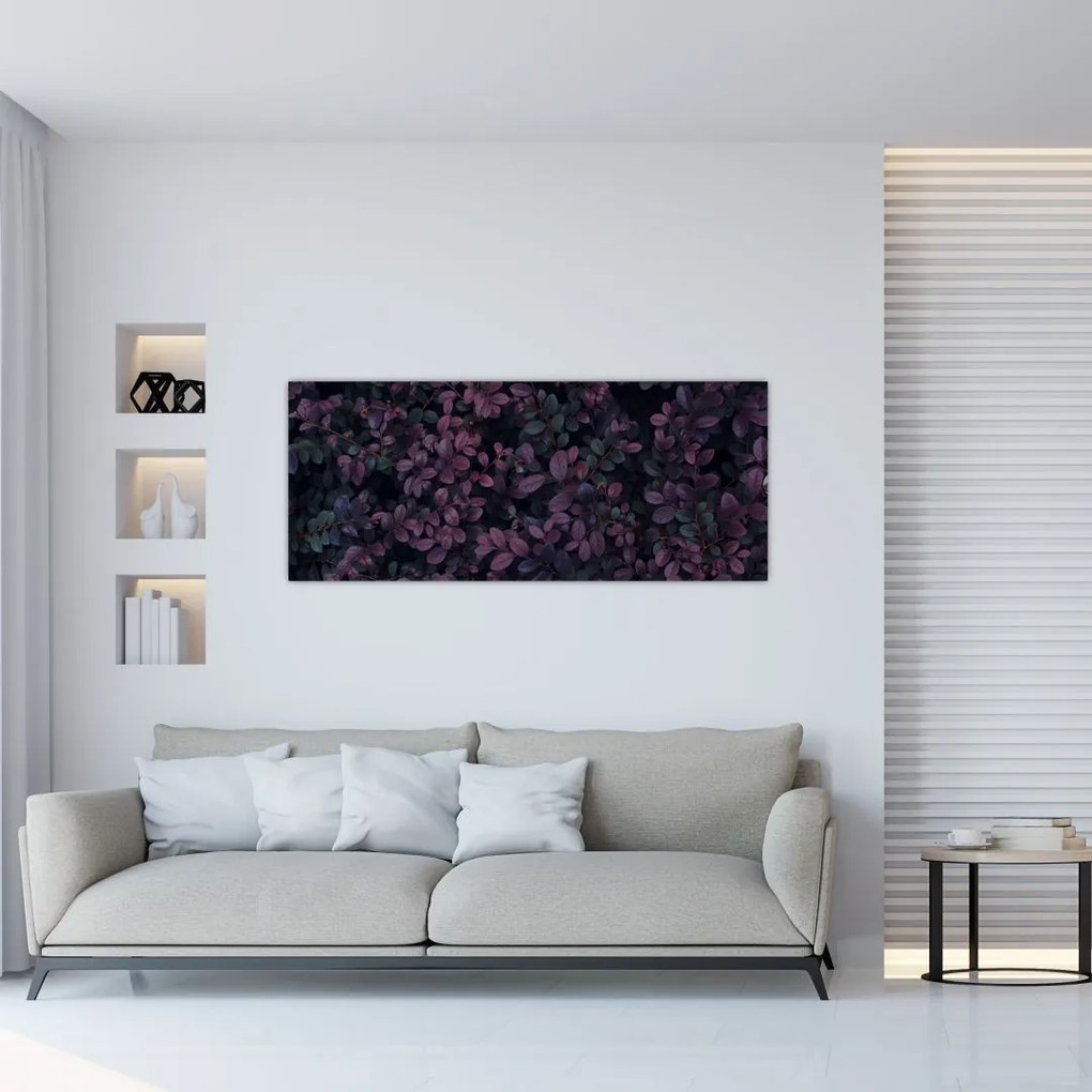 Sötétvörös levelek képe (120x50 cm)