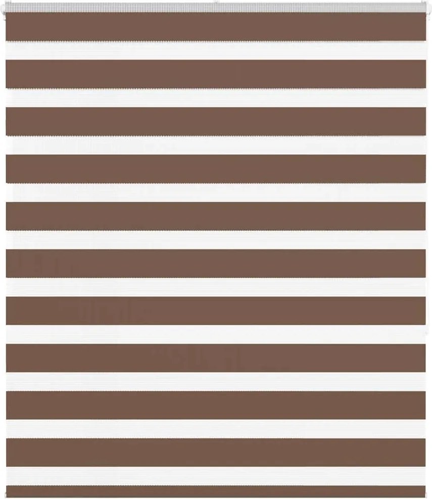 vidaXL zebrafüggönnyel barna szövetszélesség 125,9 cm poliészter