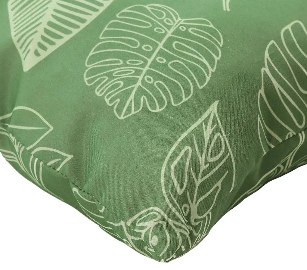 2 db levélmintás oxford szövet raklappárna