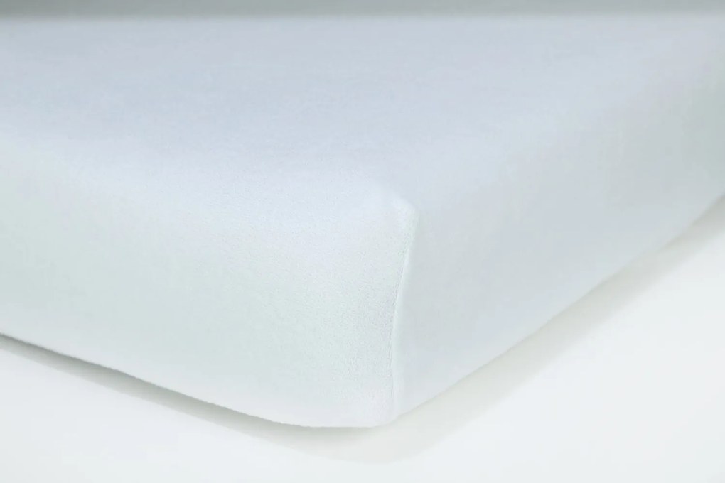 Frottír Lepedő Gumis 180x200 Fehér