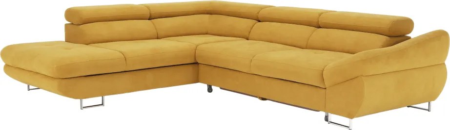 Sarokülőgarnitúra, mustár, balos, FABIA