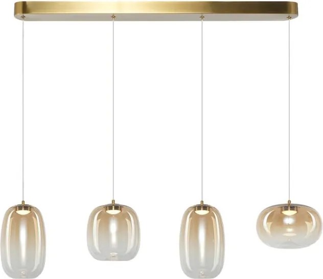 MILAGRO ML1408 VASO Többágú Függesztett Lámpa Arany LED IP20