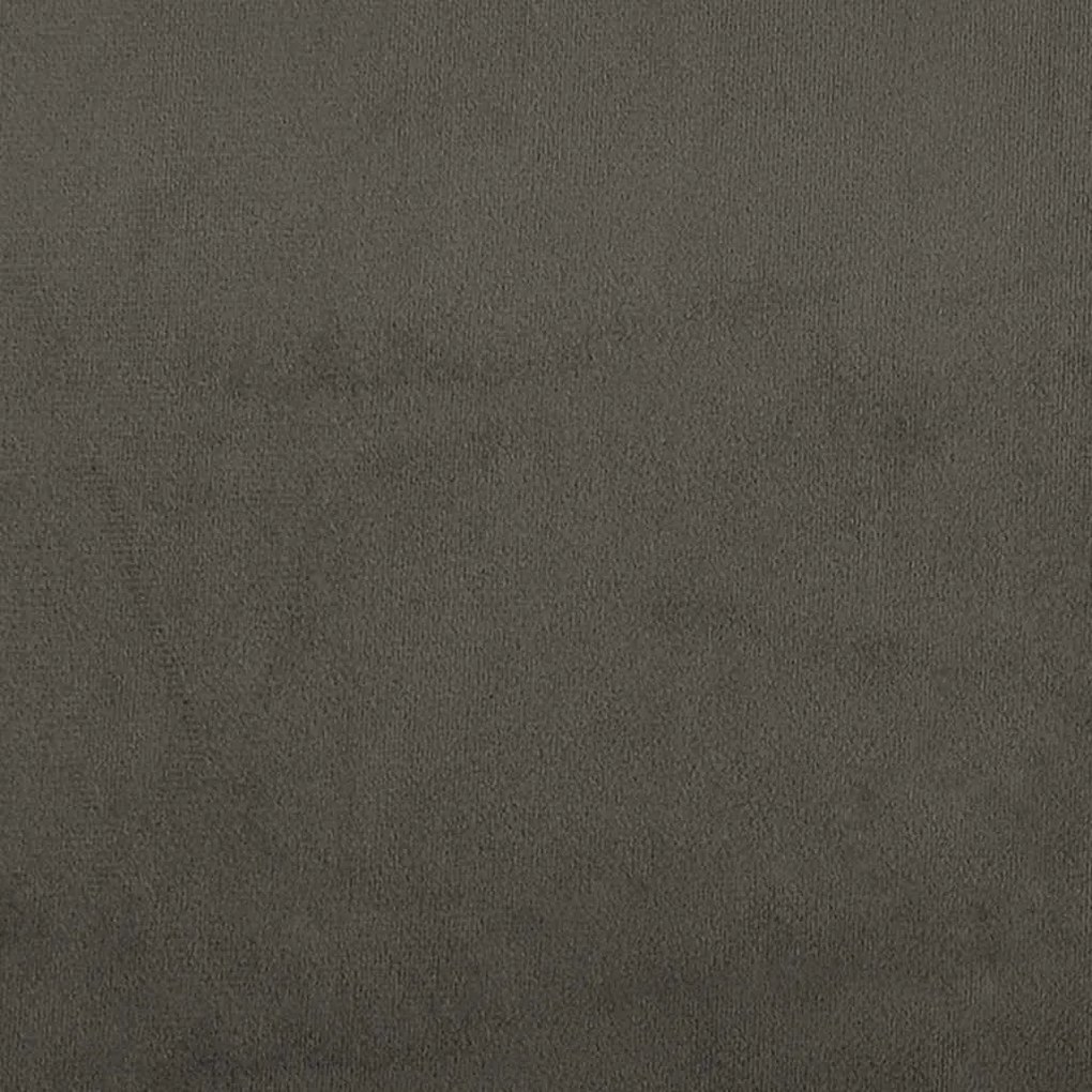 szürke bársony zsebrugós matrac gyerekeknek 80 x 160 cm