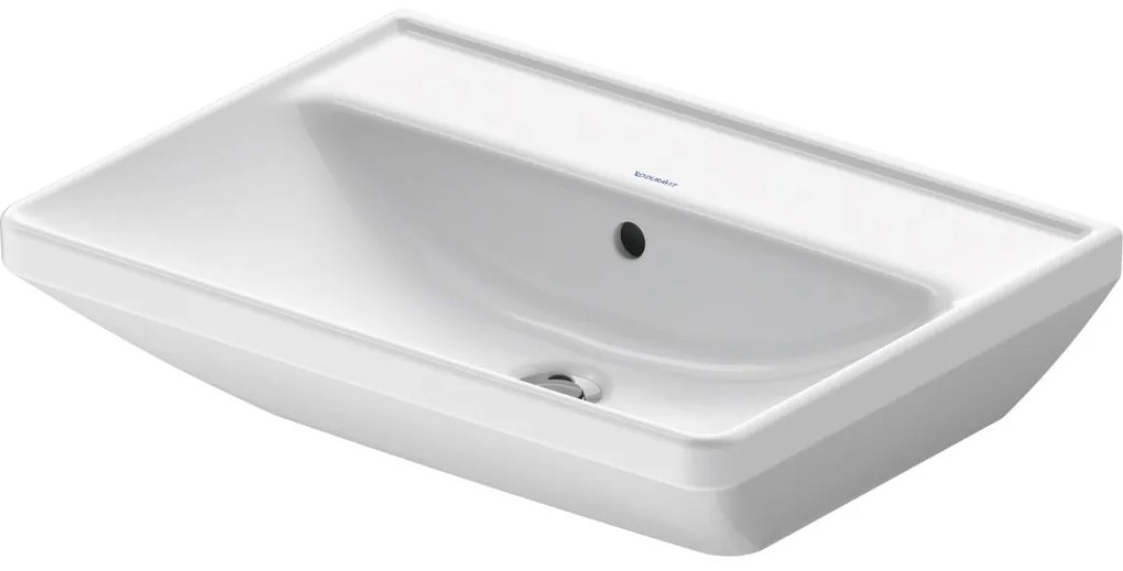 Duravit 2366600060 - D-NEO falra szerelhető mosdó 60x44 cm, kerámia, fényes fehér