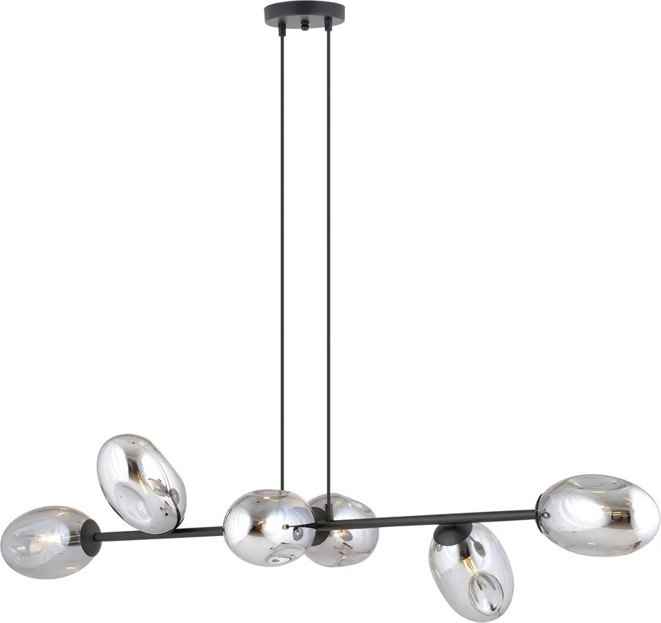 Emibig modern függeszték pandora fekete grafit emi1263/6