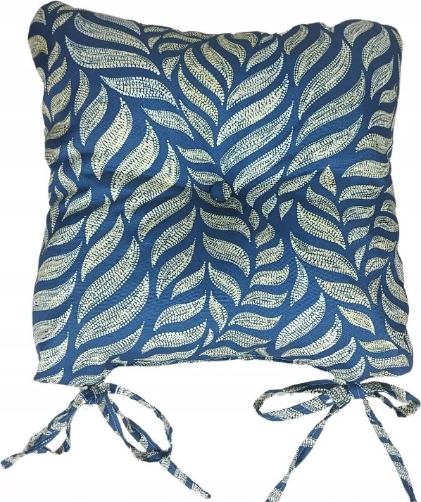 Sedak vízálló, steppelt székpárna levél mintás