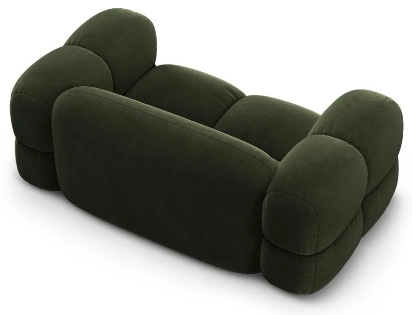 Zöld bársony kanapé 180 cm Loretto – Cosmopolitan Design