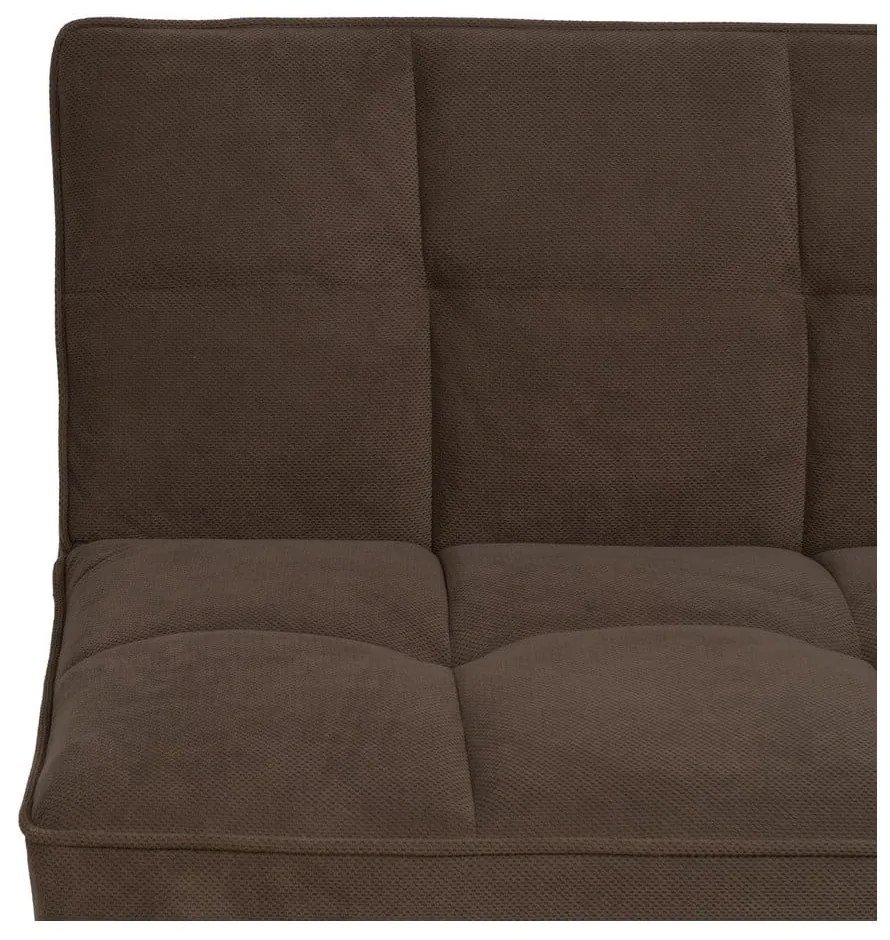 Barna zsenília kinyitható kanapé 175 cm – Ixia