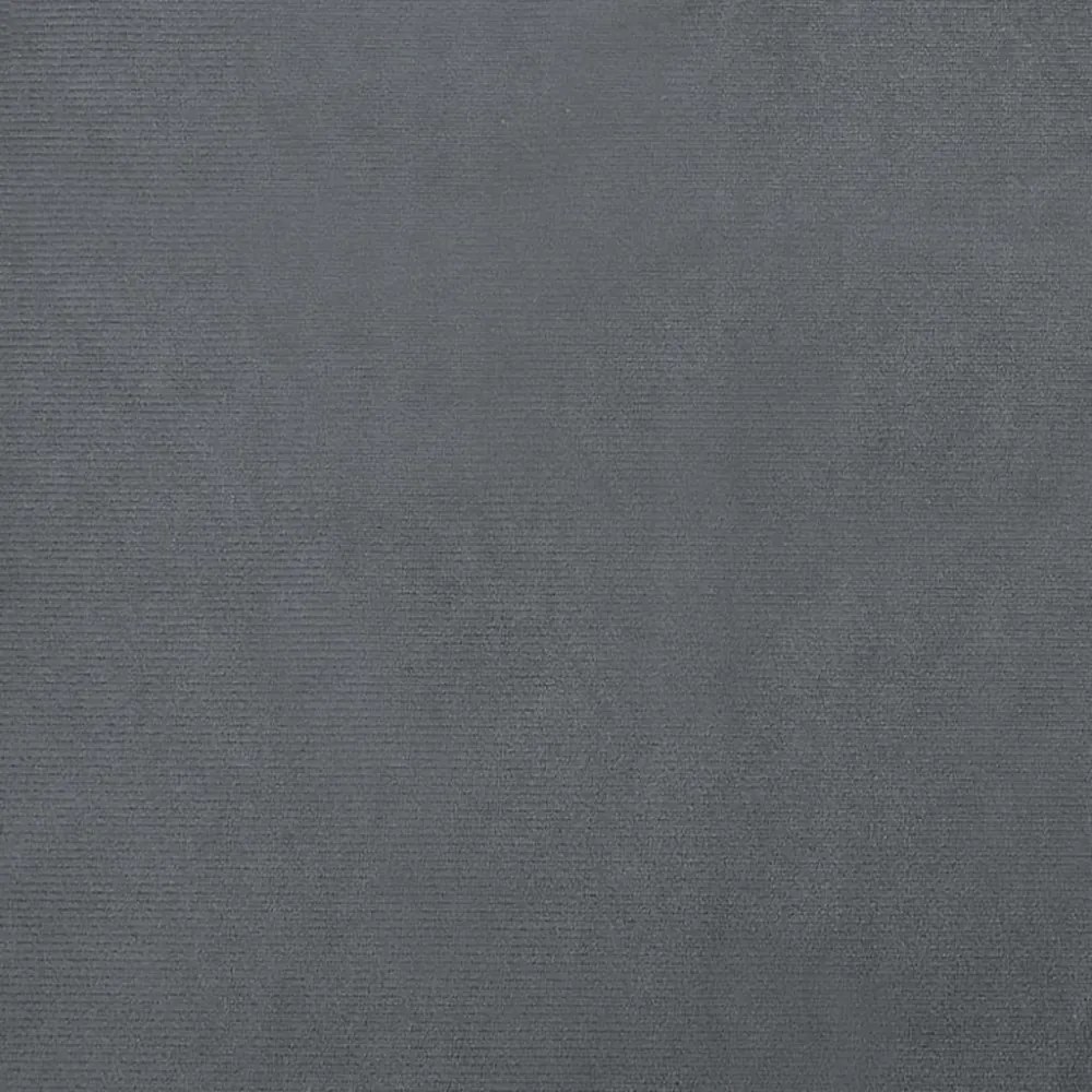 sötétszürke bársony gyerekkanapé 70 x 45 x 26,5 cm