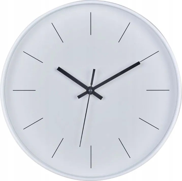 Falióra Konyha Nappaliba Analóg Fehér Arab Számok Csendes 30 cm