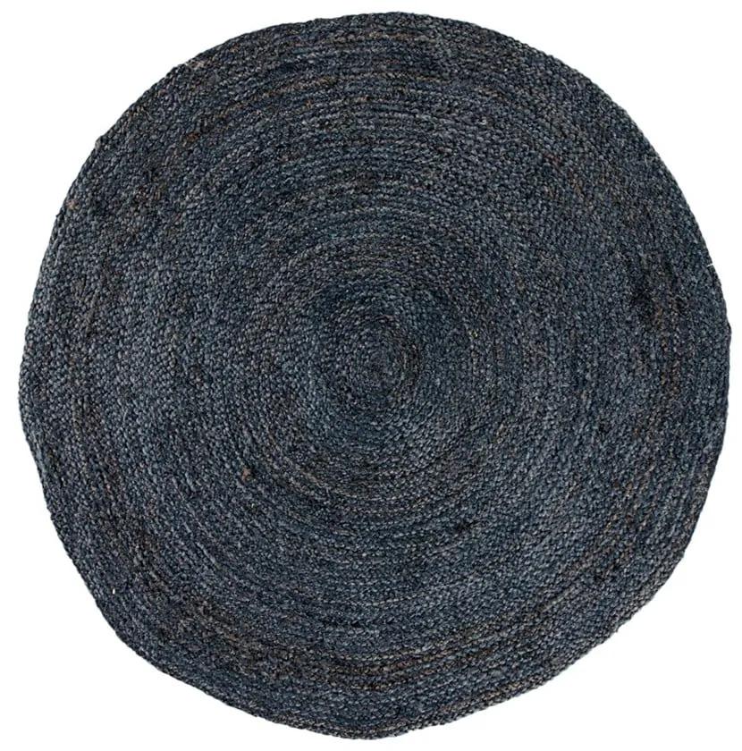 Bombay sötétszürke kerek szőnyeg, ø 150 cm - House Nordic