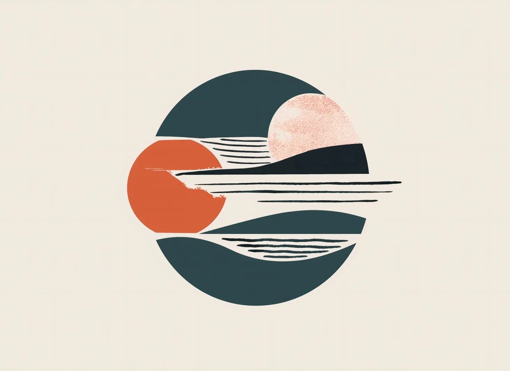 Poszter 55x40cm Csendes mély árnyalat