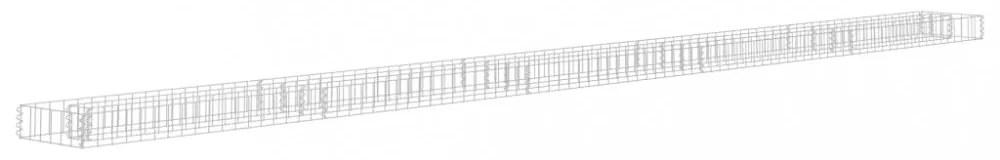 horganyzott acél gabion magaságyás 450 x 30 x 10 cm