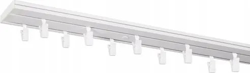 Mennyezeti Sín Pvc Függönykarnis Kétvágányú 120 CM