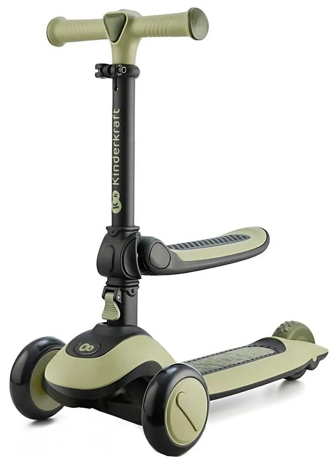 KINDERKRAFT - Gyermek roller 2in1 HALLEY Grassland